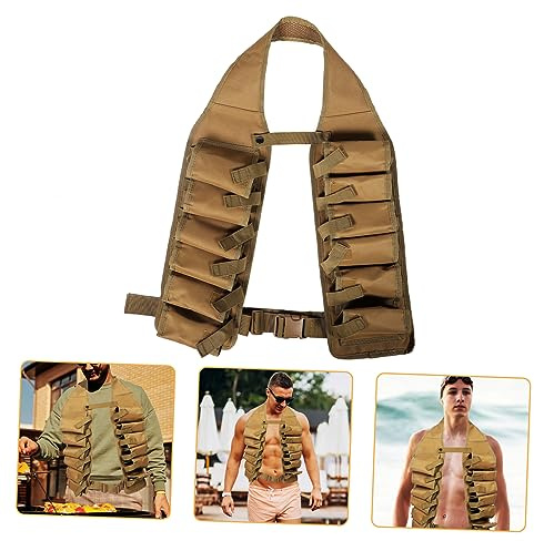 MOTHNUR Biergürtel Schultergurt Verstellbar Weiches Material Khaki Bierzubehör Für Grillen Outdoor Wanderungen Unisex Trinkholster Gürtelhalter