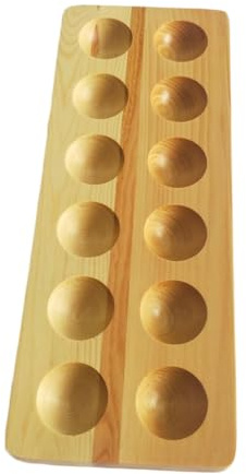 SHINEOFI 1pezzi Contenitore per Uova in Legno per Organizzazione delle Uova per Casa e Negozio per Conservare
