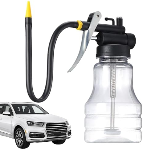 Hochdrucköler | Daumenpumpen Ölerkanne | Öler Schmieröl Kann | Manuelle Metall Ölkanne mit flexiblem Auslaufrohr | Schmiergerät für Maschinen, Werkstatt, Fahrrad, Auto und präzise Wartungsarbeiten