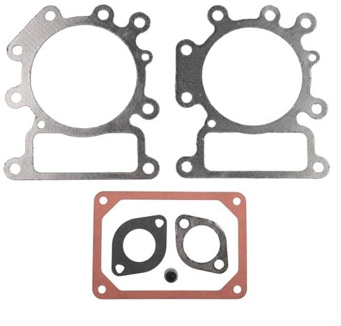 Juego de juntas de válvula para motores de cortacésped y tractor - Compatible con 310707, 311707, 312707, 313707, 331707, 331807, 331977, 31A607-31R977 - Juntas de culata metálica y tapa basculante