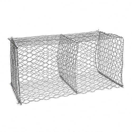 Yunmeryker Galvanized Gabion Basket, Steel Gabion Cages for Retaining Walls, Riverbank Protection & Flood Control, 2.0-3.4mm Wire