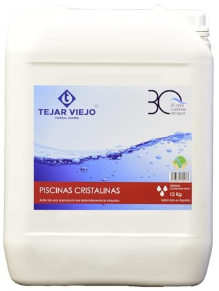 Cloro Líquido Concentrado para Piscinas. Tratamiento de Choque y Mantenimiento del Agua. Recupera Aguas Turbias y Verdosas. Compatible con Todo Tipo de Piscinas - Piscinas CRISTALINAS TEJAR VIEJO