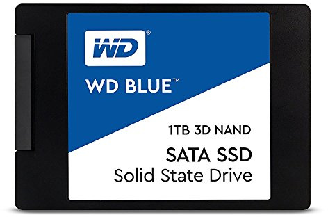 WD Blue 3D NAND Internal SSD 2.5 Inch SATA - 1 TB, Blue - High Performance