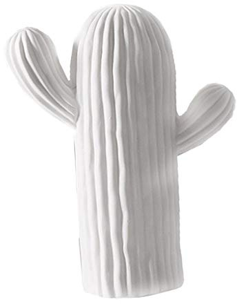 Backbayia - Figura de cactus de cerámica, decoración del hogar, escultura artesanal, accesorios de fotografía