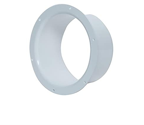 Ø 125mm Bride de Fixation Murale - Raccord de Conduit de Ventilation en PVC - Connecteur/Adaptateur pour Tuyau de Ventilation