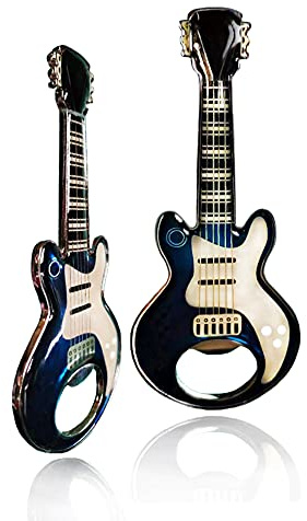 ENSTAB Gitarren-Flaschenöffner mit Magnet, Musikliebhaber, Bierflaschenöffner, Musik-Party-Flaschenöffner, Musikgeschenke aus Metall für Männer