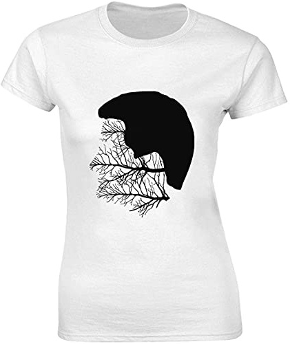 Special Agent Dale Cooper Profile Made of Trees - Camiseta para mujer