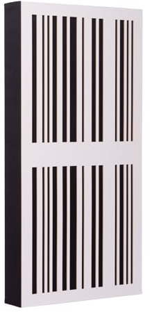 Bluetone Acoustics Slat AbFuser Akustikplatte – Schalldämmung – Akustik Absorber und diffusor - Akustikpaneele für die Raumakustik – Acoustic Panels – Akustikelement (100x50x11cm, Weiß)