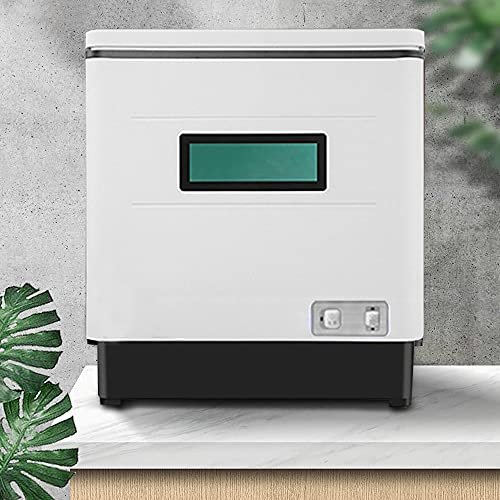 Mini lave-vaisselle de table en acier inoxydable entièrement intégrable avec système informatique entièrement automatique