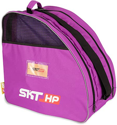 SKT HP Roller Skate Bag with Adjustable Shoulder Strap, Inline and Roller Skate Bags Kids and Adults to Hold Inline Skates Roller Skates Knee Pads