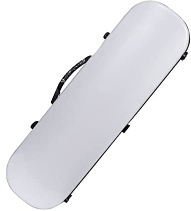 Rechteckiger Geigenkoffer In 4/4-Größe Kohlefaser-Violinen-Hartschalenkoffer Mit Verstellbarem Riemen Fachmann Geigenkoffer (Color : 04)