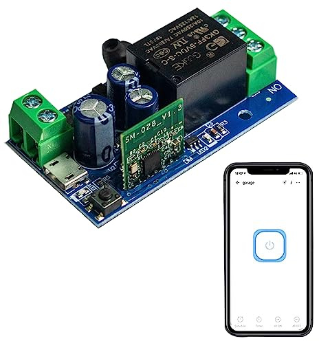 Ewelink WiFi Wireless Smart Relay Module USB 5v/12v/24v/48v Inching Selflock Remote ON Off Power Switch for Access Control,Turn on PC, Compatible with Alexa Google Home