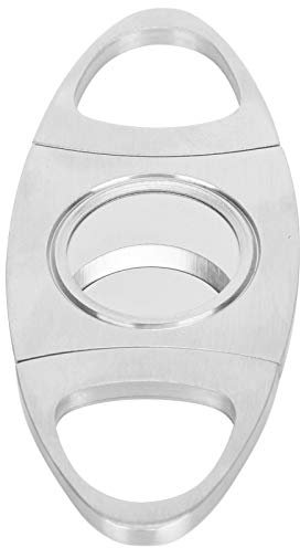 Cortador De Cigarros De Doble Corte, Cortador De Cigarros Portátil De Acero Inoxidable De Bolsillo Con Bloqueo De Seguridad, Accesorios De Cigarros De Guilotina, Tijeras De Cigarros Para Los Amantes