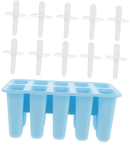 Cabilock Moldes de Silicona para Helados Caseros de 10 Rejillas