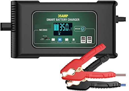 35A 12V-24V Smart-Ladegerät for Auto-Motorrad-Batterie-Reparatur Auto-Blei-Säure-AGM-GEL-PB-Lithium-LiFePo4-Batterie - ElectronicsParts