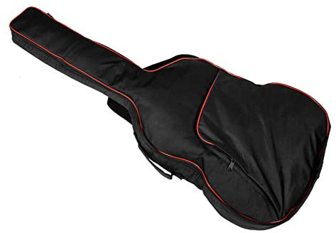 Hoement Oxford Cloth Gitarrentasche Wasserdichter Gepolsterter Gitarrentransport Mit Extra Fächern Für Zubehör Praktisch Und Langlebig Für Akustik Und Klassikgitarren