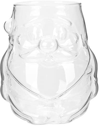 SHOWERORO Weihnachtstassen Glas Weihnachtsgeschenktasse Cartoon-wassertasse Kaffeeglas Langlebig Und Sicher Gebrauch