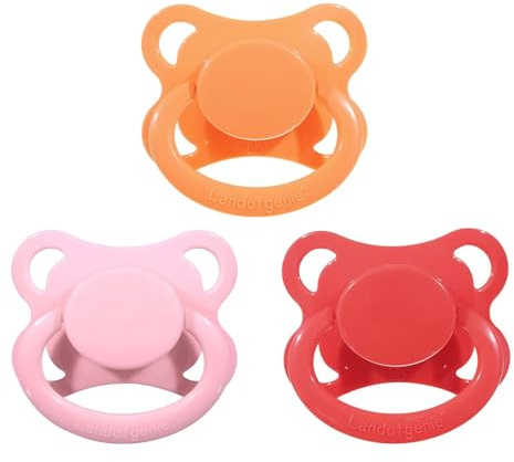 Landofgenie Succhietto per Adulti Grandi Dimensioni in Silicone Alimentare Set da 3 Luna