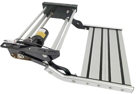 Scalino pieghevole in alluminio per camper, camper, roulotte, facile installazione e durevole per avventure all'aperto