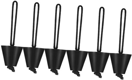 VALICLUD Silikon Lenzstopfen 6 Stück Packung mit Gewindeschrauben für Kajak und Kanu Bootsablaufstopfen für Outdoor Aktivitäten