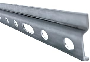 Gedotec Leiste Stahl Montageschiene Küche Wand-Schiene Oberschrank | Länge 2000 mm | Stahl verzinkt | Schrank-Aufhänger kürzbar für Küchen-Hängeschränke | 1 Stück - Schiene für die Wand-Montage