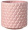 Bloomingville Pot de Fleur Dot - Pots de Fleurs décoratifs Couleur pour intérieur Style rétro créatif S (12,5 cm ø), Rose, Céramique