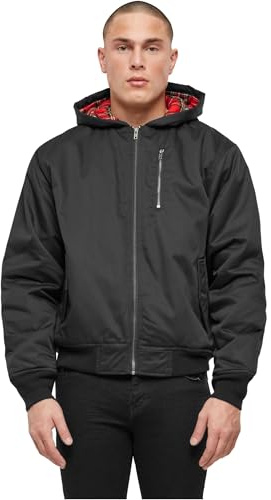Brandit Lord Canterbury vinter med huva för män övergångsjacka svart XL, svart, XL