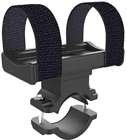 BESPORTBLE Fahrrad Taschenlampenhalter Fahrrad Taschenlampe Clip Fahrradhalterung Taschenlampenhalter (Schwarz)
