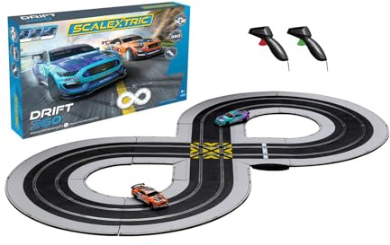 Scalextric Racing Track Sets for Kids - Drift 360 Cars Speed Track - Electric Race Tracks for Boys & Girls 5+, Slot Car Race Tracks - 1:32 Scale Mini Car Racing Sets, Boys Birthday Gifts