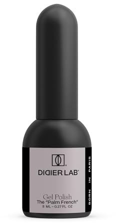 Didier Lab - Esmalte semipermanente de gel Studios The Palm French - Productos profesionales para manicura y pedicura - Pigmento rico - Brillo impecable - Adecuado para principiantes - UV