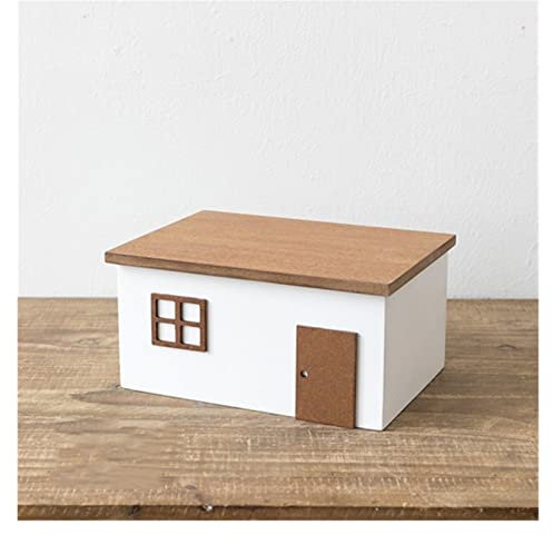 Boite Rangement Cable Electrique Câble de rangement de câble Câble caché en bois Creative la télé Câble d'ordinateur et boîte de rangement de bande d'alimentation Home Office Line Gestion Boite de Ran