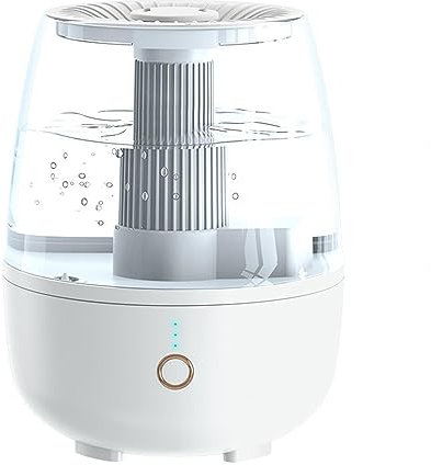 6.8L Humidificateur D'Air BéBé, DuréE Jusqu'à 32h Humidificateur Dair Bebe, Avec TéLéCommande Humidificateur D'Air Chambre Bebe, Pour Maison Et Bureau,White