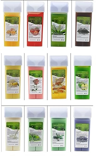 Cartuccia di Cera Depilatoria, Cartuccia di Cera per Depilazione Efficace per il Corpo per Nail Art (Colore assortito39)
