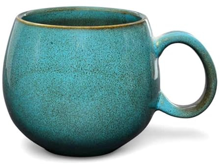 Teeladen Herzberg MAOCI Jumbo Tasse Jumbo 0,5 l Porcelaine Turquoise avec dégradé de couleur