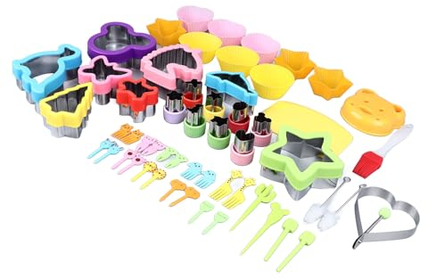 Brot-Ausstechformen, 55-teiliges -Ausstecher-Set, Ausstecher für, Gemüseschneider-Formen-Sets, Mini-Ausstechformen für Mädchen und