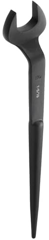 sourcing map Single Open End Spanner Wrench 1-5/16-inch 15 Degree Angle Single Open End SAE Construction Spanner Wrenches with 60°Offset Handle for Automotive Mechanical Maintenance