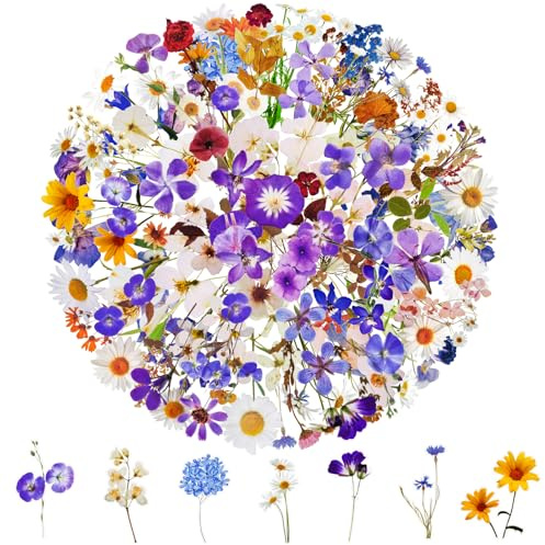 200 Stück Blumen Aufkleber Set，Scrapbooking Sticker für Erwachsene Kinder，Wasserfeste Selbstklebende ästhetische Aufkleber，Als Geschenk für die Dekoration Hochzeit Gästebuch，Laptop，Umschlag(100 Stile)
