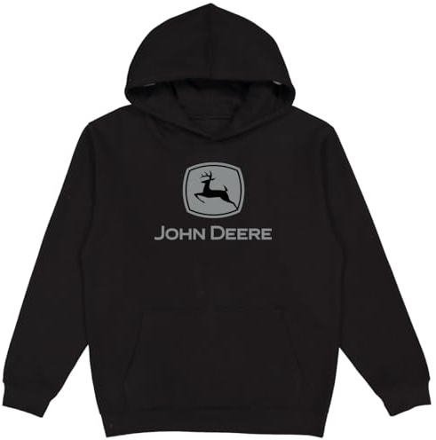 John Deere Felpa con cappuccio, logo del marchio