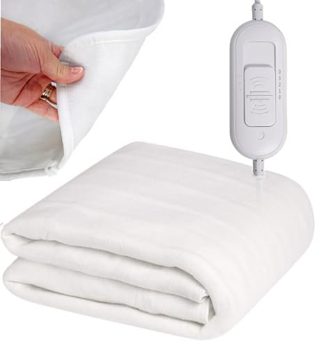 Electric Underblanket - Heated Blanket with Adjustable Temperature Control, Soft Fleece, Fast Heating, Energy Efficient, Machine Washable (Double)