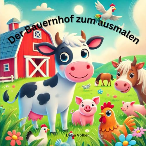 Der Bauernhof zum ausmalen