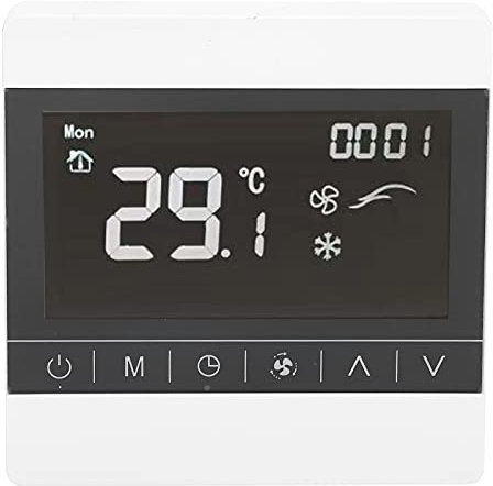 Reptile Digital Thermostat, Intelligent Touch Screen Temperature Controller for AC 180-260V, Reptile Heater Control with 5-35°C Range, Reptile Tank Temperature Regulator