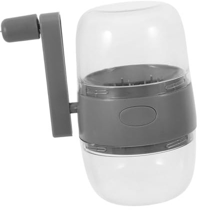 OUNONA Molinillo Manual de Secos y Nueces Manivela, Herramienta Compacta Plástico para Picar en Cocinas y Picnics al Aire Libre