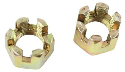 2 piezas M20 Tuerca ranurada hexagonal Accesorios for eje trasero
