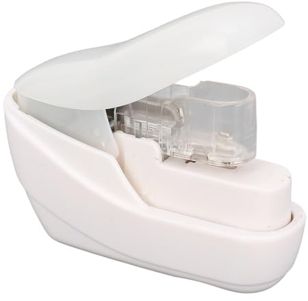 STAPLELESS STAPLER, 4 Ark Kapacitet Kompakt Bärbar Ingen Häftklammer Häftklamer för Kontorsskolan, Säker Pappersstörning, Mångsidig användning. ABS, Standard A4 -papper
