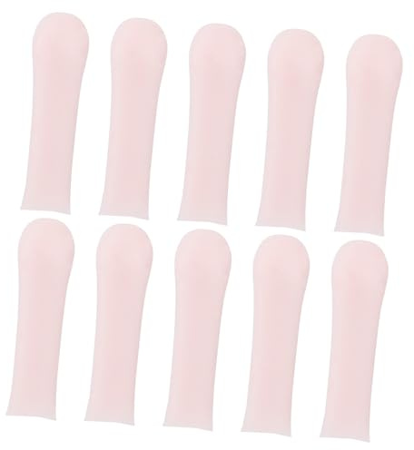 TOYZFRIENDY 10pcs Silicone Ear Spoon Covers Replacement Ear Wax Remover Sleeves Accessories for Gentle Wax Removal and Daily Hygiene