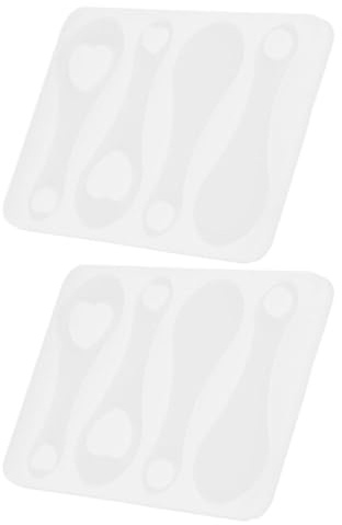PACKOVE Moule à Jetons de Caddie en Silicone 2 Pièces Moule pour Jeton de Tramway Pratique de Coulée pour Loisirs Créatifs Compatible Résine Kit DIY Décoration