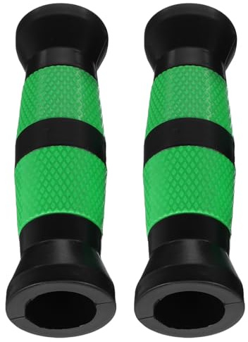 Gatuida Protezione Impugnature Bilanciere in PVC Antiscivolo 2 Pezzi Verde, Coperture per Manubri Ergonomiche per Allenamento Fitness Stabile e Trasportabile, Accessori per