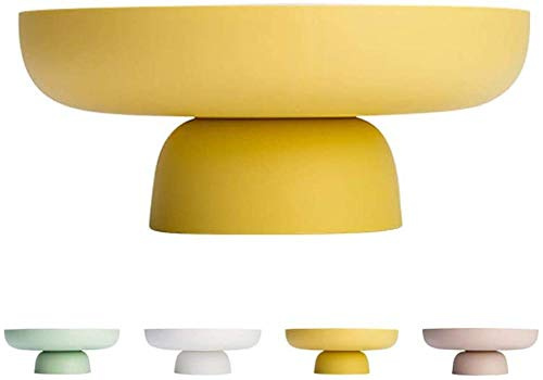 Intenst Creativity Tall Fruit Bowl, Drain Fruit Basket, Vegetable Bowl - Modern Style - Yellow