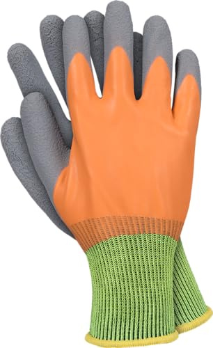 Ogrifox Schutzhandschuhe Ox.11.584 Orange, Orange-Gelb-Grau, 10 Größe, 72 Paar