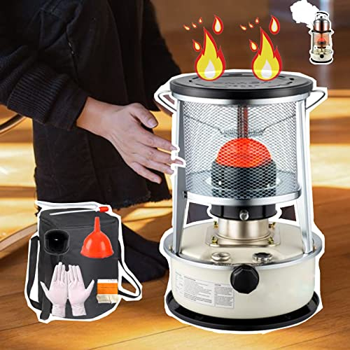 Petroleumofen für Innenräume,Ohne Strom Innen Petroliumheizer,Mobile Outdoor Camping Notkocher Petroleum Heizung Heizer,Effizienter geringer Energieverbrauch,6 Liter großes Fassungsvermögen